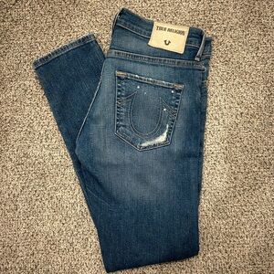 True Religion Denim Jeans with Crystals